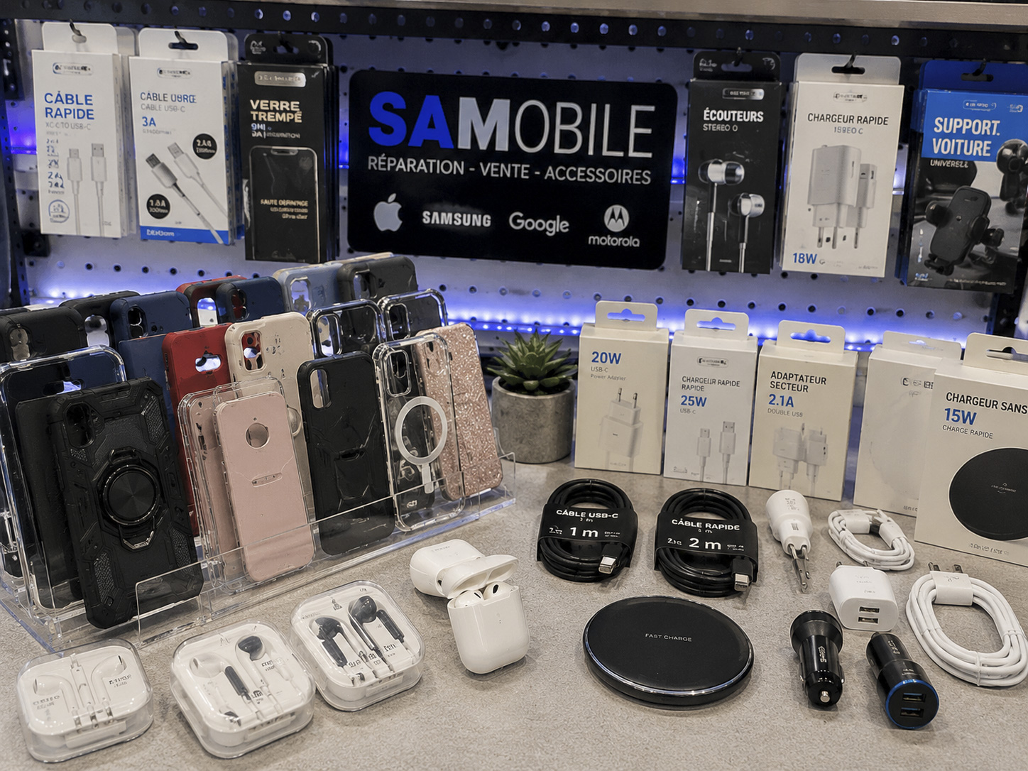 Accessoires — Présentoir